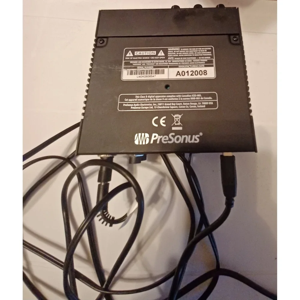 PreSonus AUDIOBOX 2-Channel MIDI Recording Interface